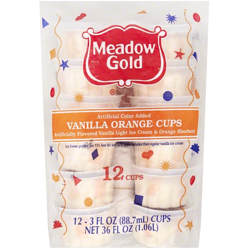 Vanilla Orange Cups 12 Pk
