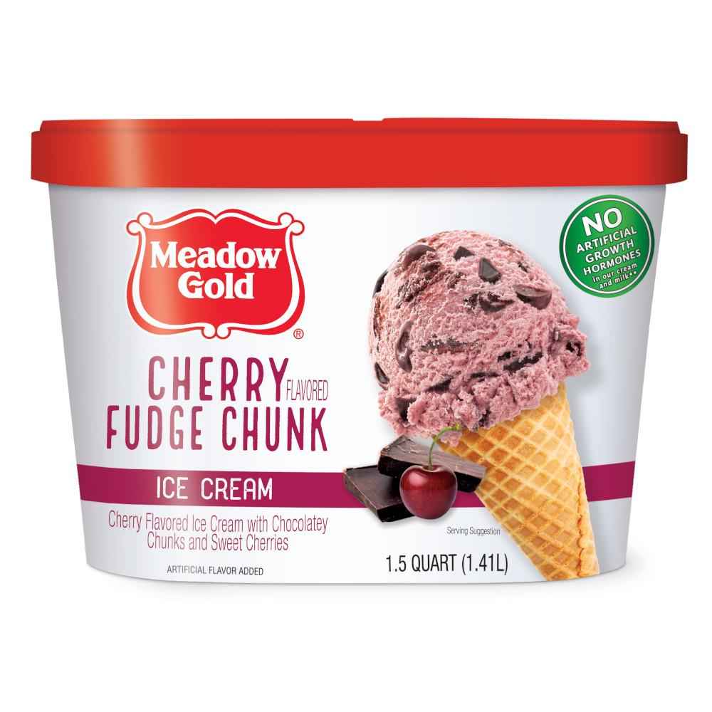 Cherry Fudge Chunk Ice Cream - Meadow Gold® Dairy